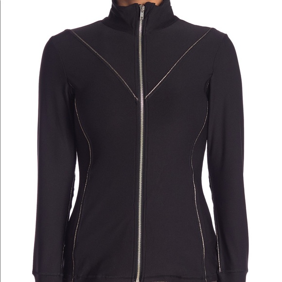 X By Gottex Metallic Line Fitted Jacket - Picture 4 of 9